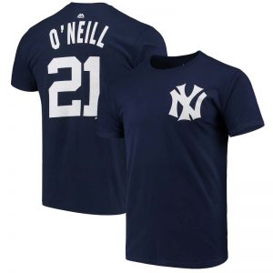 Yankees Paul O'Neill Official Name and Number T-Shirt Moiderers Row Shop