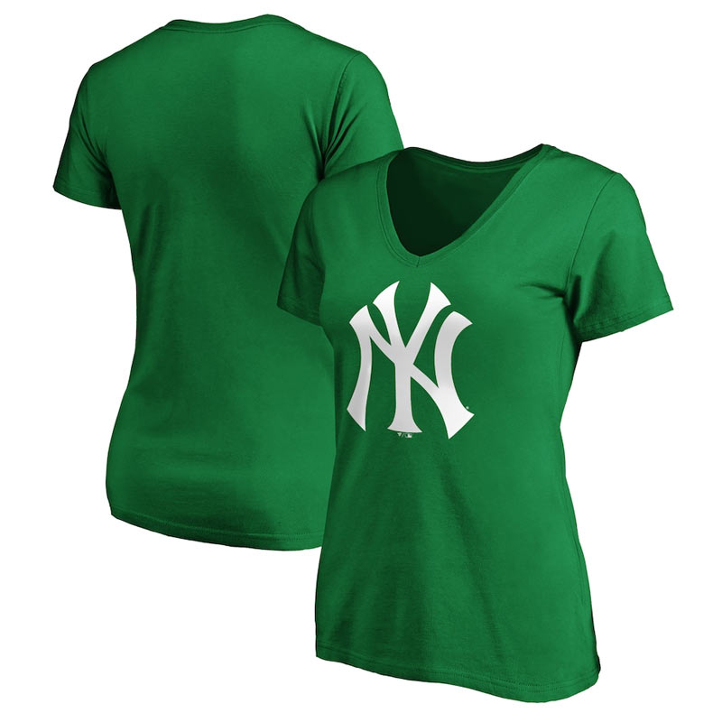 Yankees St. Patrick's Day Women's V-Neck