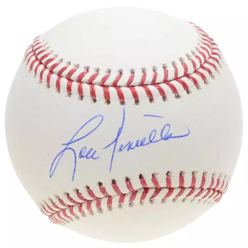 Lou Piniella Autographed Baseball » Moiderer's Row : Bronx Baseball